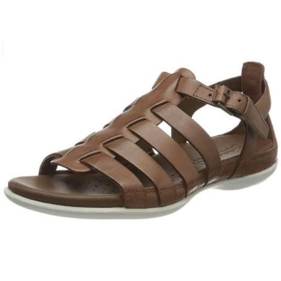 Ecco Flash Sandals Mahogany 10-10.5 - Picture 1 of 12